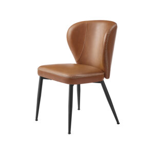 VASAGLE EKHO Collection - Caramel Brown Dining Chairs