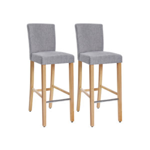 SONGMICS Bar Stools with Backrest, Set of 2