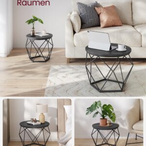 VASAGLE soffbordsset svart 2 delar