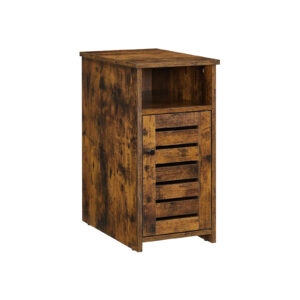 VASAGLE yöpöytä ovella, vintage-ruskea