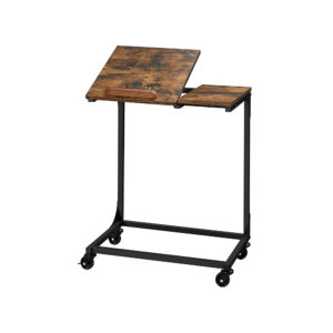 VASAGLE Teollisuustyylinen säädettävä sivupöytä