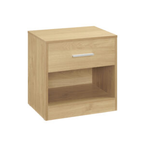 VASAGLE Side Table with Drawer Open Compartment Straw Yellow