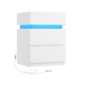 VASAGLE yöpöytä LED-valaistuksella