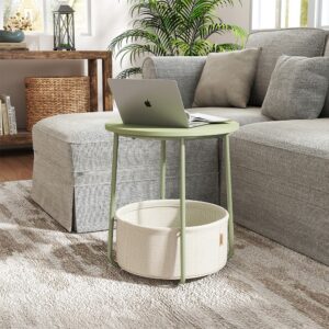 VASAGLE Round side table, small table, small coffee table
