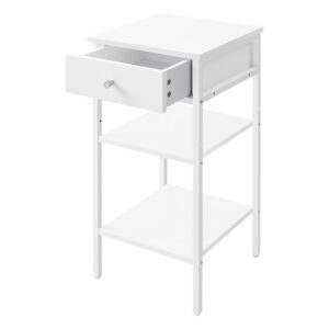 VASAGLE yöpöytä, sivupöytä, laatikko ja avoimet lokerot