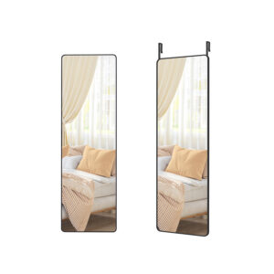 SONGMICS helkropsspejl 120 x 40 cm rektangul?rt bl?ksort