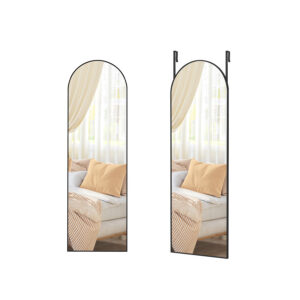 SONGMICS helkropsspejl 120 x 40 cm buet, bl?ksort