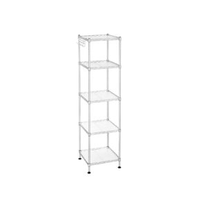 SONGMICS bathroom shelf, silver