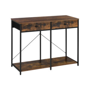 SONGMICS console table with fabric drawers
