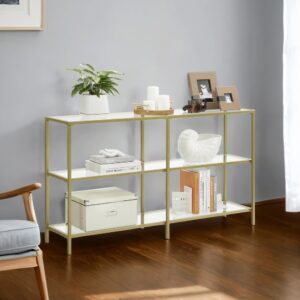 VASAGLE konsolbord med 3 hyllplan