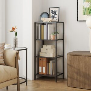 VASAGLE 4-hylligt badrumsmöbel i härdat glas