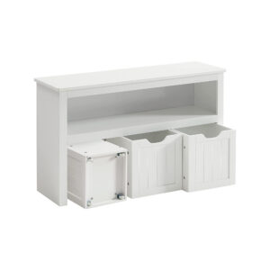 VASAGLE Toy Cabinet for Children's Rooms White