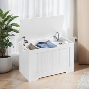 VASAGLE shoe bench, bench with storage space, storage cabinet
