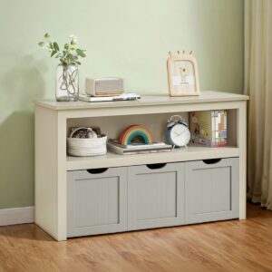 VASAGLE lasten hylly, lelukaappi, säilytyskaappi