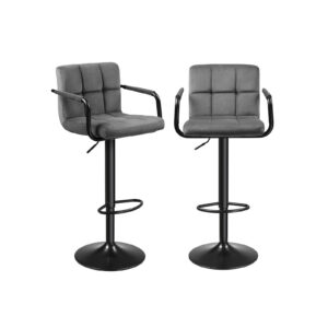SONGMICS bar stool, dark gray