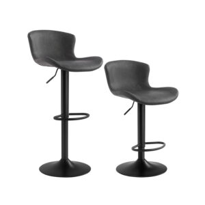 SONGMICS Bar Stool Black