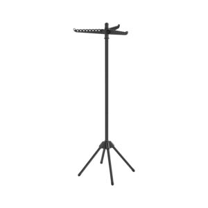 SONGMICS Clothes Drying Rack with 3 Rotating Arms and 4 Legs, Black