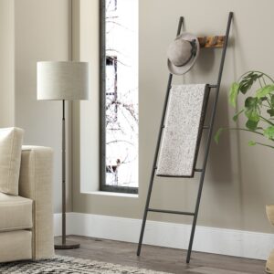 VASAGLE viisto tikkaat-hylly, pyyheteline, 5 tasoa