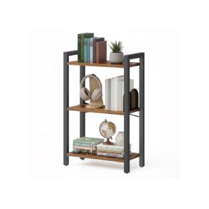 VASAGLE kirjahylly, 3 tasoa ja avoimet hyllyt