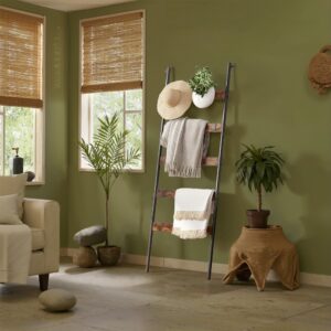 VASAGLE vino tikkaat, pyyheteline, 5 tasoa