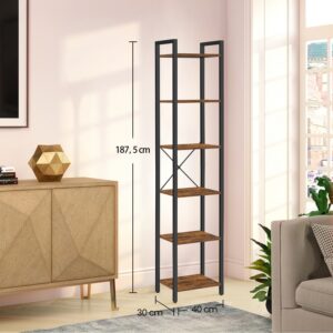 VASAGLE Shelf, Bookshelf, Standing Shelf