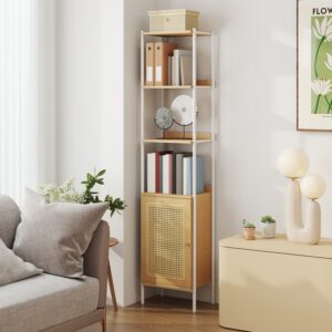 VASAGLE Kirjahylly 6 tasoa, korkea hylly, lattialla seisova hylly