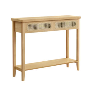 VASAGLE konsolbord med 2 lådor i boho-stil