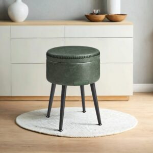 VASAGLE Stool, bench with storage, storage bench