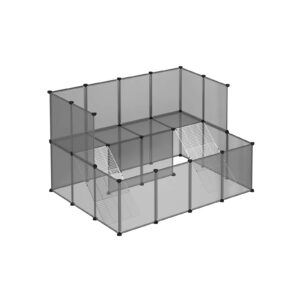 SONGMICS Plastbur til k?ledyr Gr?