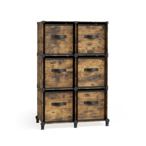 SONGMICS cube shelf with 6 boxes, space-saving and expandable