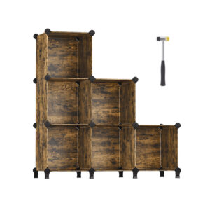 SONGMICS DIY-kengähylly 6 kuutiota 31,5 x 64 x 97,2 cm