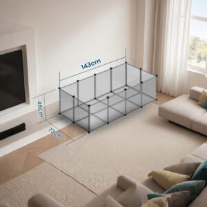 Feandrea udend?rs bur med bundplader, l?beg?rd, marsvinbur