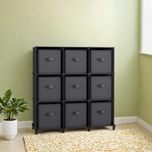 SONGMICS cube shelf with 6 boxes, expandable and space-saving
