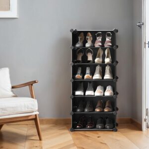 SONGMICS 10-tier shoe rack, plug-in rack, shelving system