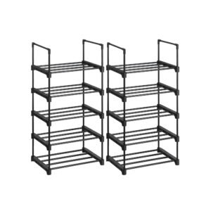 SONGMICS 5-Tier Shoe Rack, Black