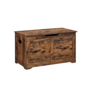 VASAGLE-penkki säilytystilalla, vintage-tyyli, vintage-ruskea