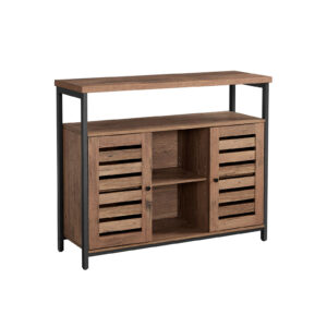 VASAGLE kitchen cabinet with open shelves