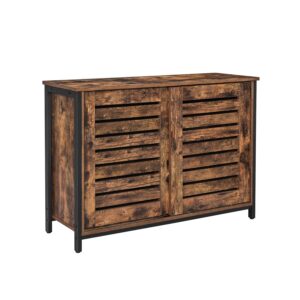 VASAGLE Kitchen cabinet with sliding doors