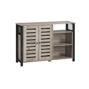 VASAGLE Sideboard Greige-Black