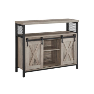 VASAGLE storage cabinet with 2 sliding doors