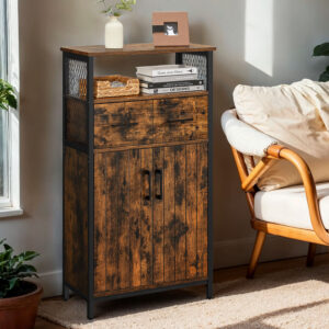 VASAGLE storage cabinet with drawer