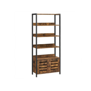 VASAGLE Kirjahylly vintage-ruskea-musta
