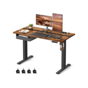 VASAGLE Sähköisesti korkeussäädettävä työpöytä pistorasialla