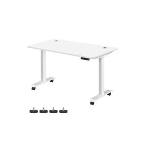 SONGMICS h?jdejusterbart skrivebord med dobbeltmotor