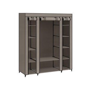 SONGMICS foldekl?deskab med t?jstang