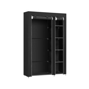 SONGMICS kangaskaappi 175 x 110 cm musta