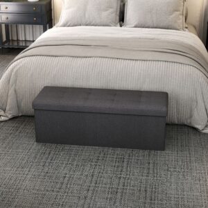 SONGMICS b?nk med opbevaringsplads