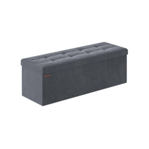 SONGMICS 2 ekstra opbevaringskasser til entreen, skifergr?