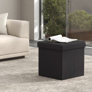 SONGMICS skammel med opbevaringsplads, lille fodskammel, b?nk