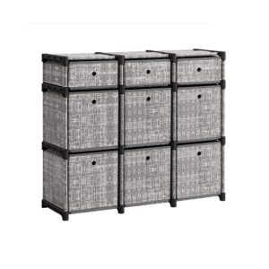 SONGMICS plugghylla med tygboxar